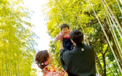 ご家族様と一緒に和装前撮り~埼玉花田苑ロケーション撮影~