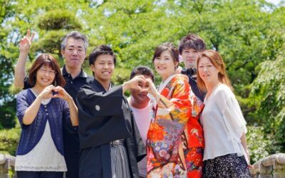 ご家族様と一緒に和装前撮り撮影~花田苑ロケーション+スタジオ~