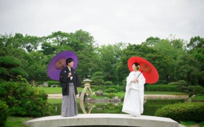 和装前撮り撮影～日本庭園花田苑ロケーション+スタジオ撮影～