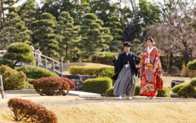 和装にて花田苑ロケーション撮影&洋装スタジオ撮影