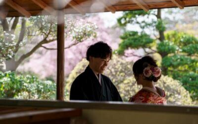 花田苑で和装ロケーション撮影〜埼玉前撮り