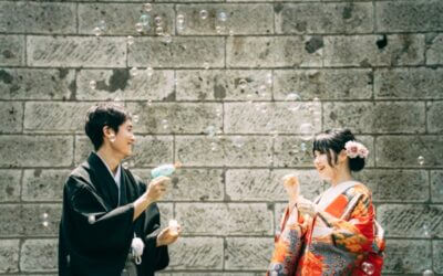 愛犬と一緒に❤︎和装スタジオ撮影〜埼玉前撮り