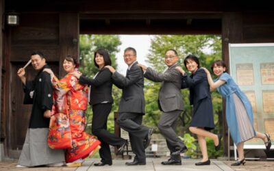 花田苑ロケーション撮影〜家族と一緒にフォトウェディング