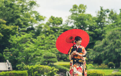 成人式前撮り〜花田苑ロケーション