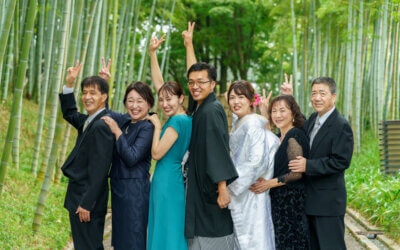 ご親族様も一緒にフォトウェディング ！