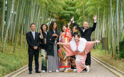 和装で花田苑ロケーション&スタジオ前撮り