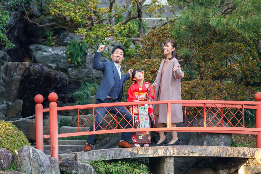 埼玉七五三撮影,埼玉神社ロケーション,家族と一緒に撮影